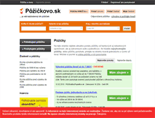 Tablet Screenshot of pozickovo.sk